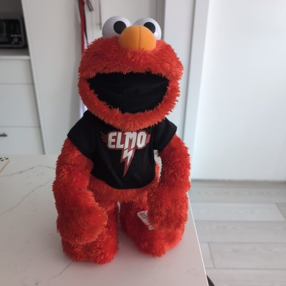 Lets Rock Elmo Hasbro Sesame Street 15" Talking Singing Dancing Doll Y2k - Picture 2 of 7